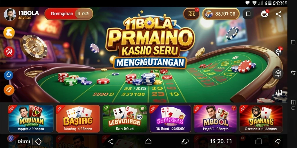 Screenshot gameplay Kasino yang menarik di 11BOLA.