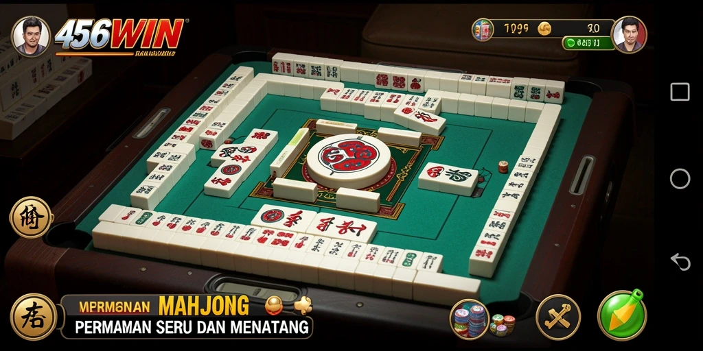 Tampilan menarik dari gameplay Mahjong di 456WIN yang penuh warna.