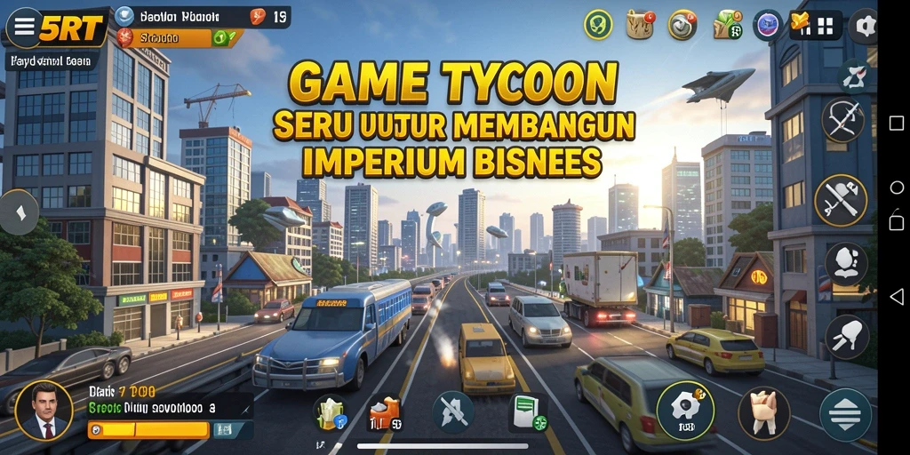 Screenshot menampilkan gameplay Tycoon yang seru dan interaktif.