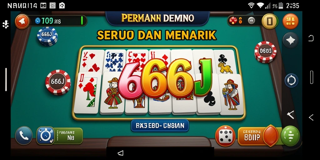 Screenshot gameplay <strong>666J</strong> yang menunjukkan aksi seru permainan Domino.