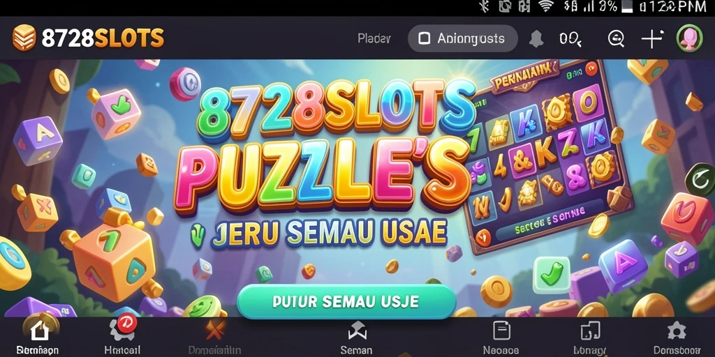 Gameplay seru dan menantang di 8728SLOTS saat menyelesaikan puzzle.