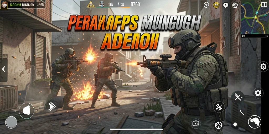 Gambaran gameplay intens dari 8768 FPS.
