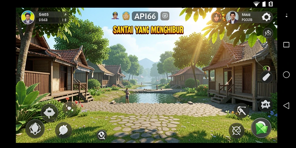 Tampilan gameplay API66 yang seru dan penuh warna.