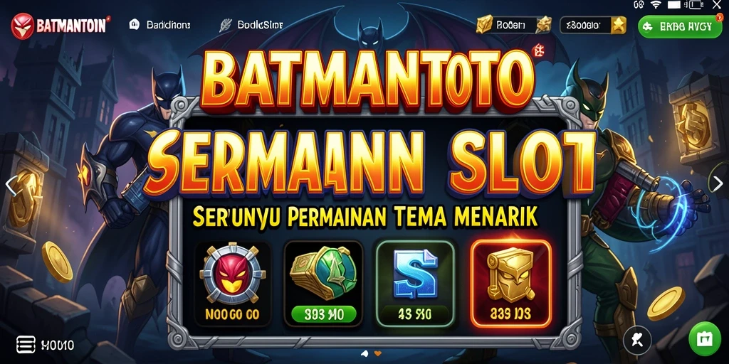 Tampilan gameplay BATMANTOTO yang menarik dan penuh warna.