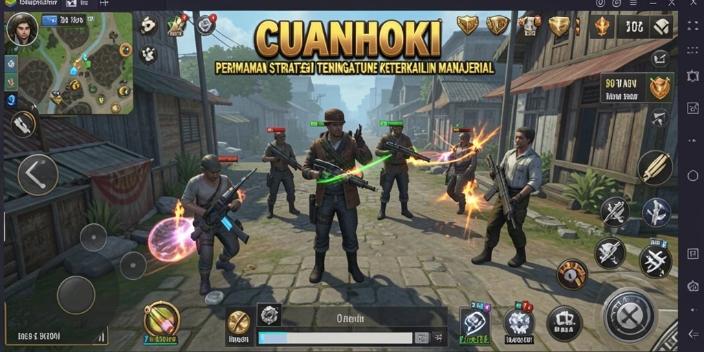 Tampilan menarik dari gameplay <strong>CUANHOKI</strong> dengan aksi strategis yang menegangkan.