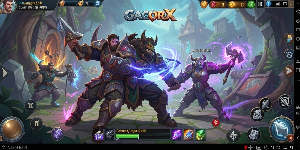 Tampilan gameplay <strong>GACORX</strong> yang menegangkan dan menarik.