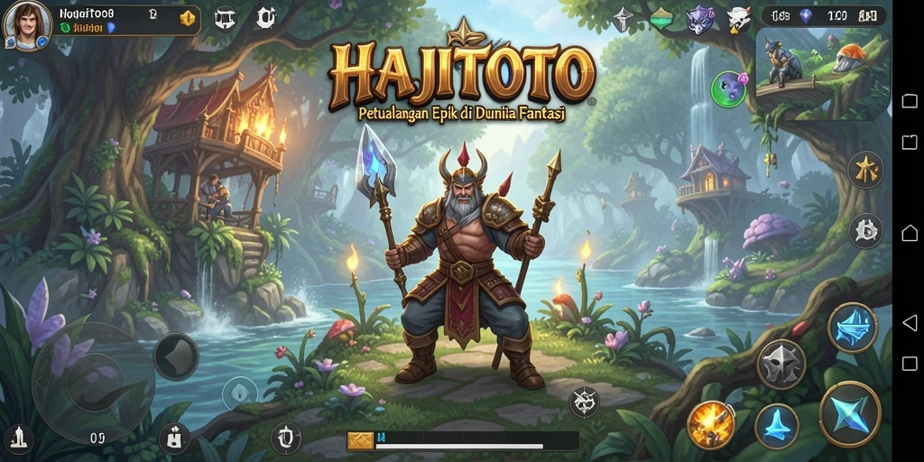 Tampilan menarik gameplay ARPG dengan pertempuran seru dan karakter unik.