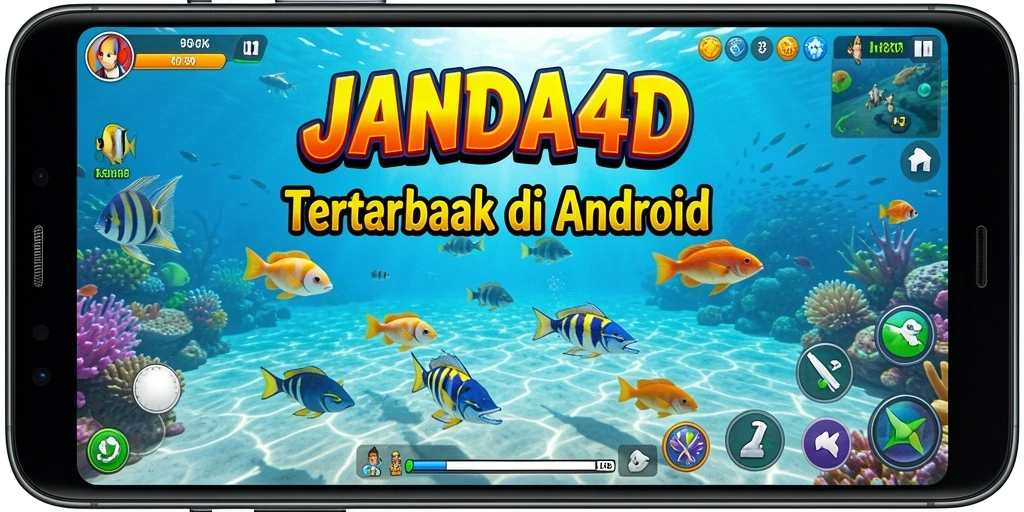 Tampilan seru gameplay Tembak Ikan di JANDA4D.