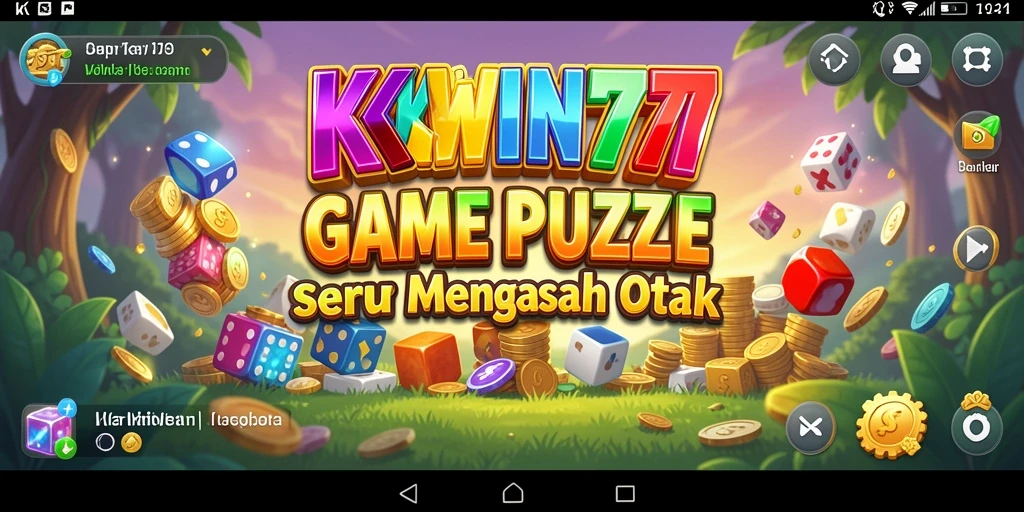 Screenshot KKWIN777 menampilkan gameplay puzzle yang seru dan menantang.