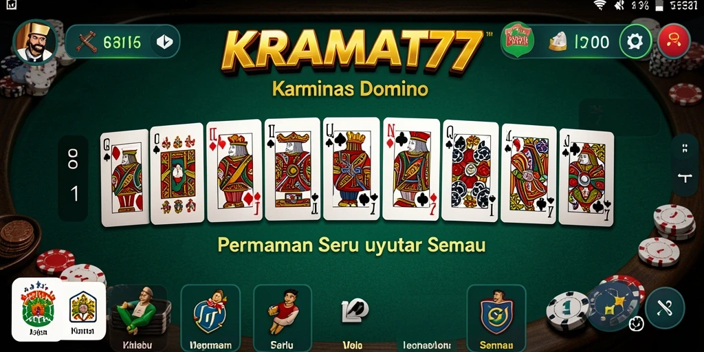 Tampilan gameplay KRAMAT77 yang menarik dan seru.