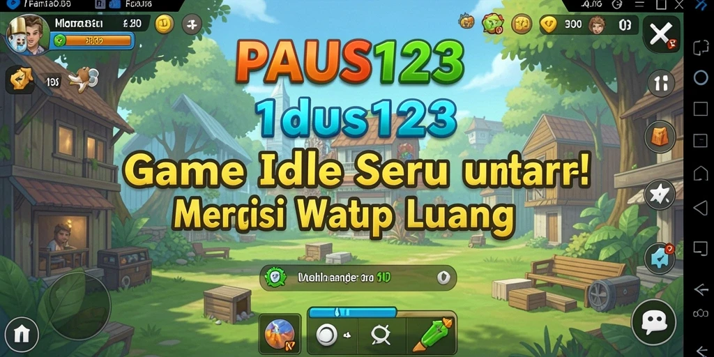 Tampilan gameplay PAUS123 yang menarik dan penuh warna.