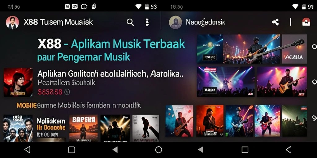 Screenshot gameplay X88 menampilkan pengalaman bermain musik yang menyenangkan.
